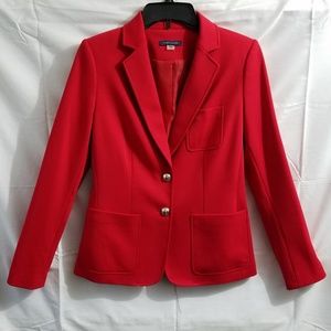 Tommy Hilfiger Red Women's Blazer Sz 4